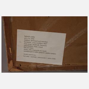 Heinz Wittler, Lichte Straßenszene