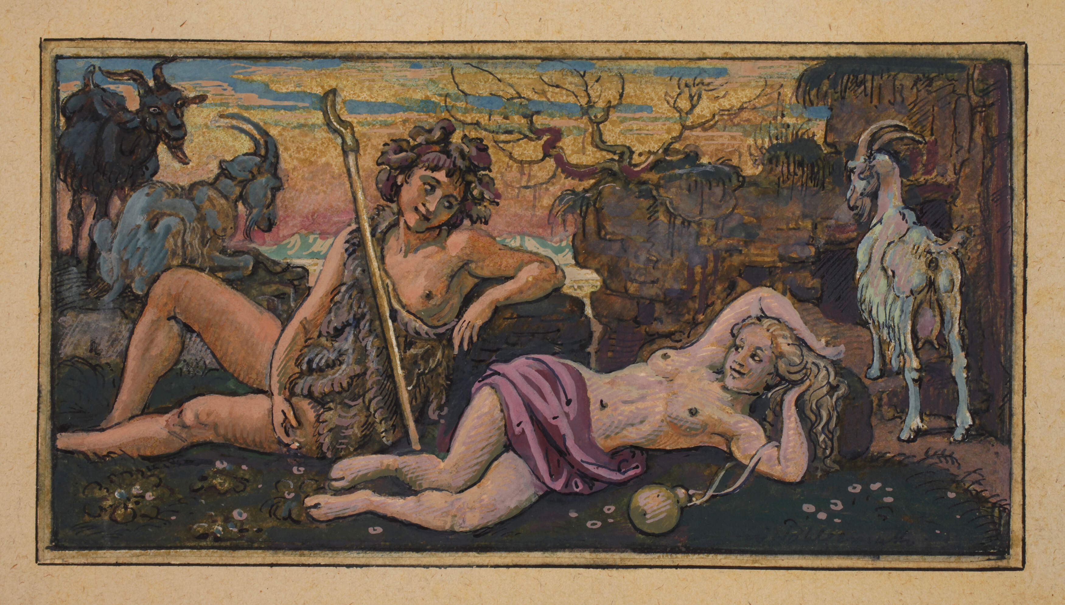 Daniel Wohlgemuth, attr., Arkadische Szene