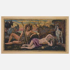 Daniel Wohlgemuth, attr., Arkadische Szene