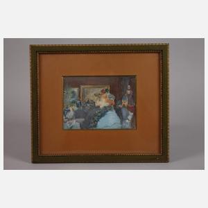 Damen in der Kunstausstellung