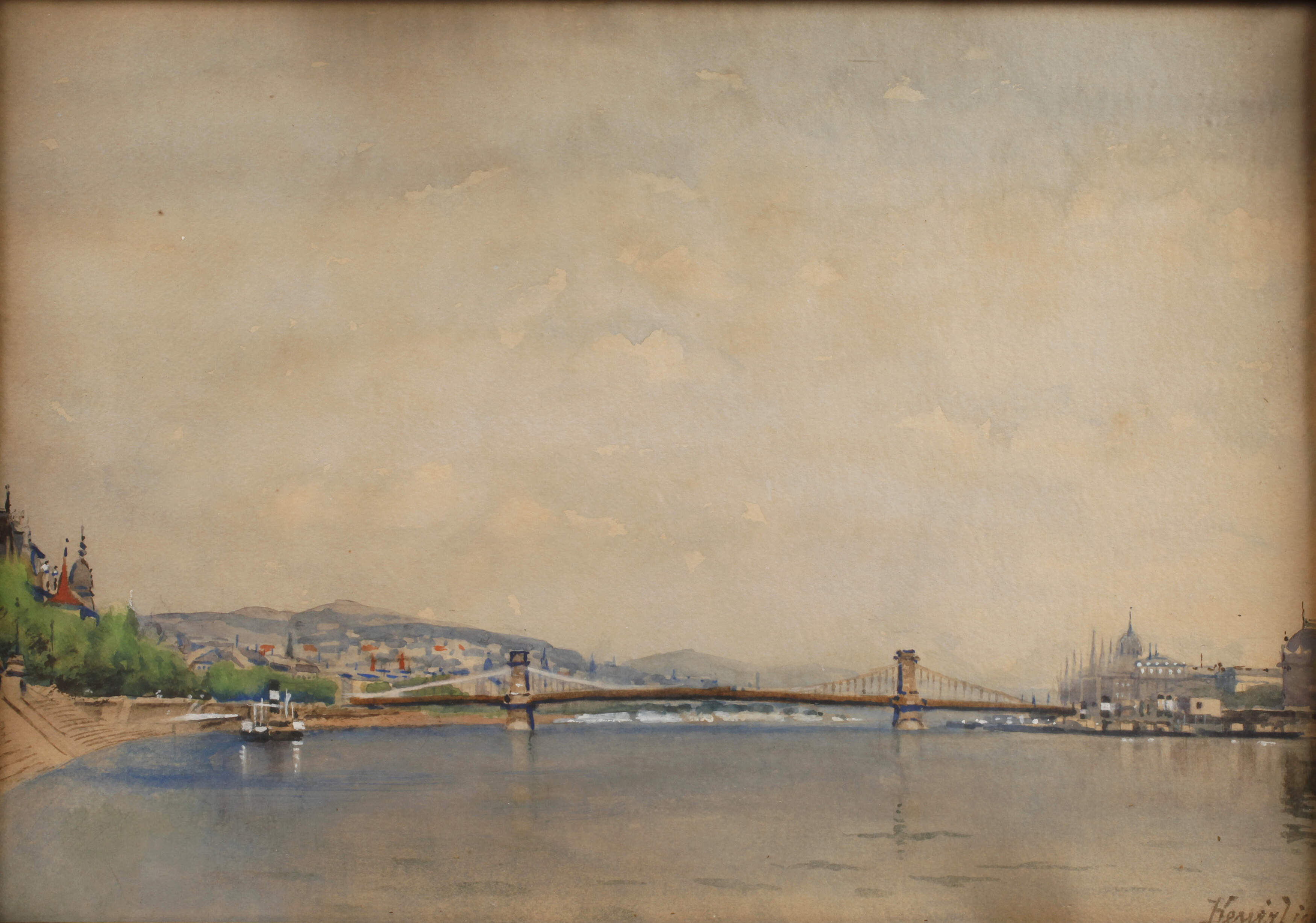 Die Donau in Budapest