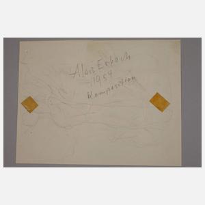 Alois Erbach, attr., Abstrakte Komposition