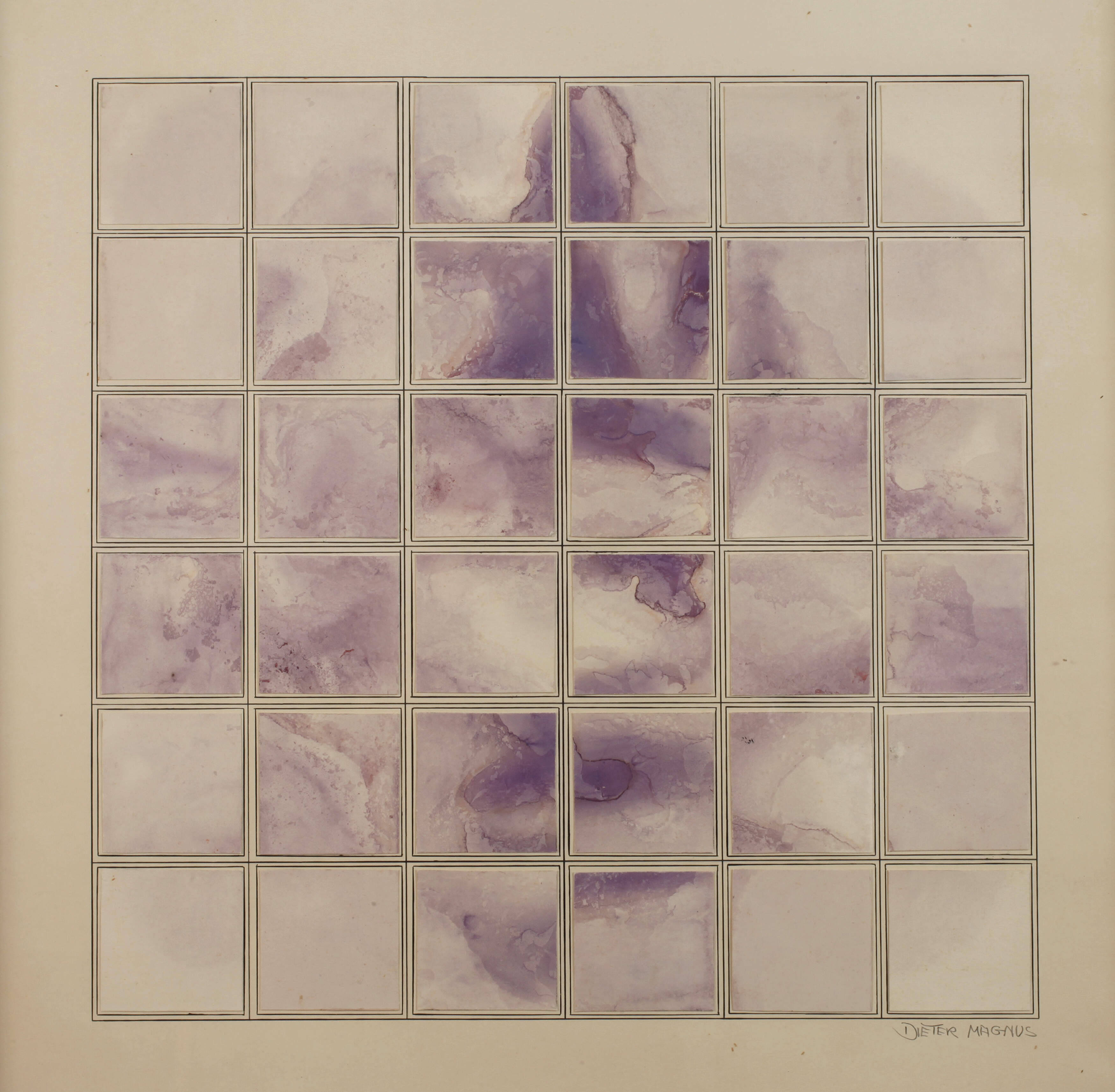 Dieter Magnus, Abstrakte Komposition