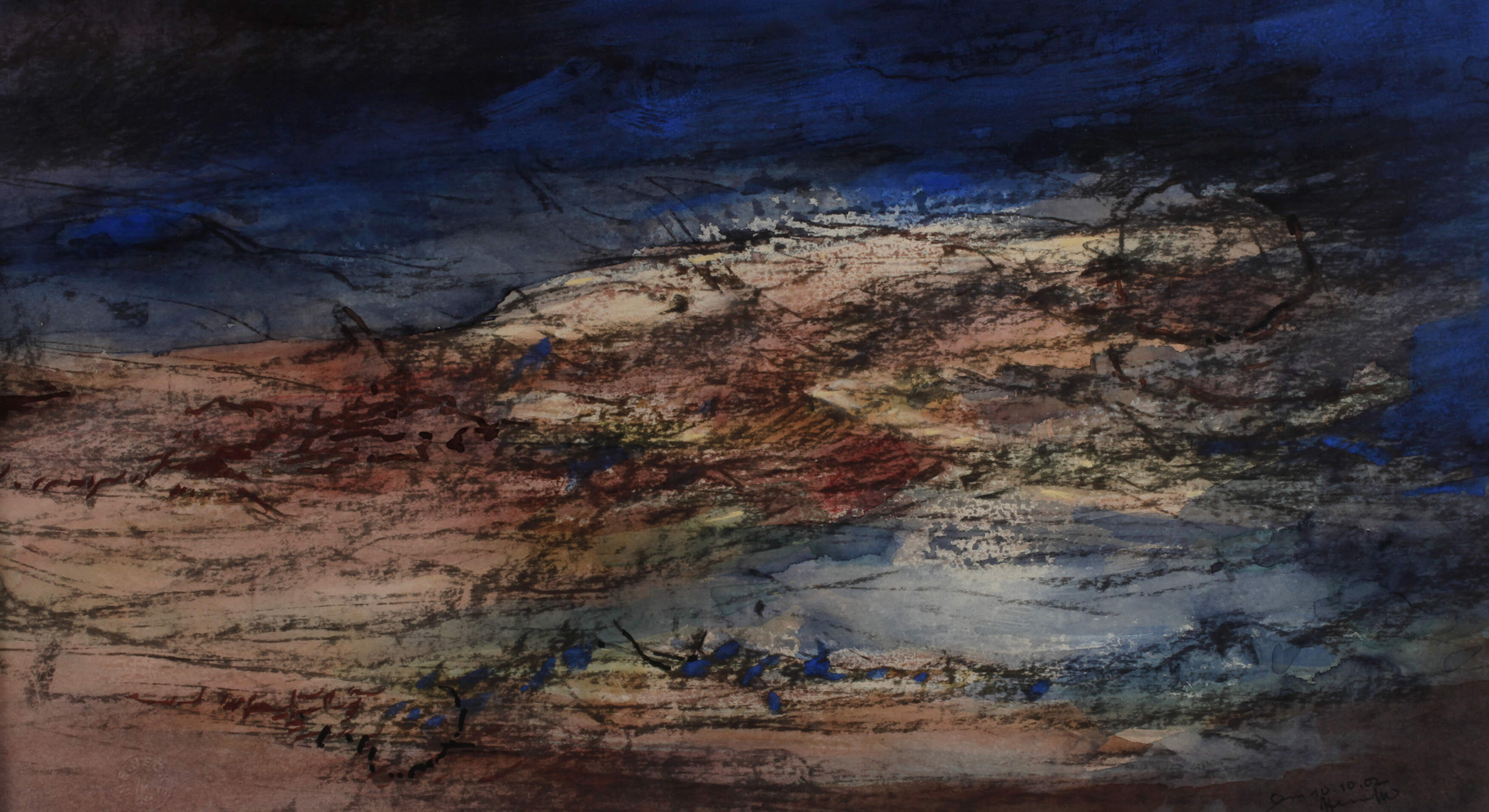 Landschaft im Dämmerlicht