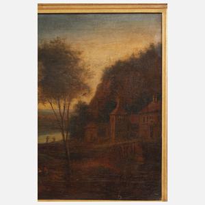 Johann Christian Vollerdt, Bergige Flusslandschaft