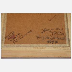 Brigitte Dietzsch, "Berge in Tirol"