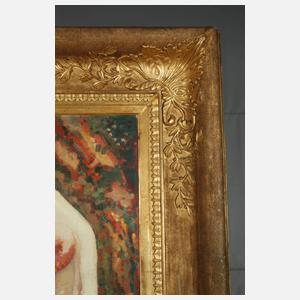 Prof. Richard Dreher, Pointillistischer Damenakt