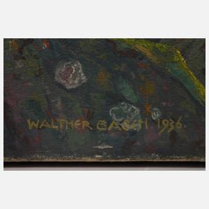 Walther Gasch, "Ruhender Hirsch in Waldeinsamkeit"