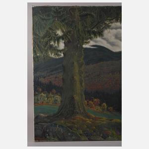 Walther Gasch, "Ruhender Hirsch in Waldeinsamkeit"