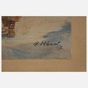 Georg Hänel, Dorf im Gebirge