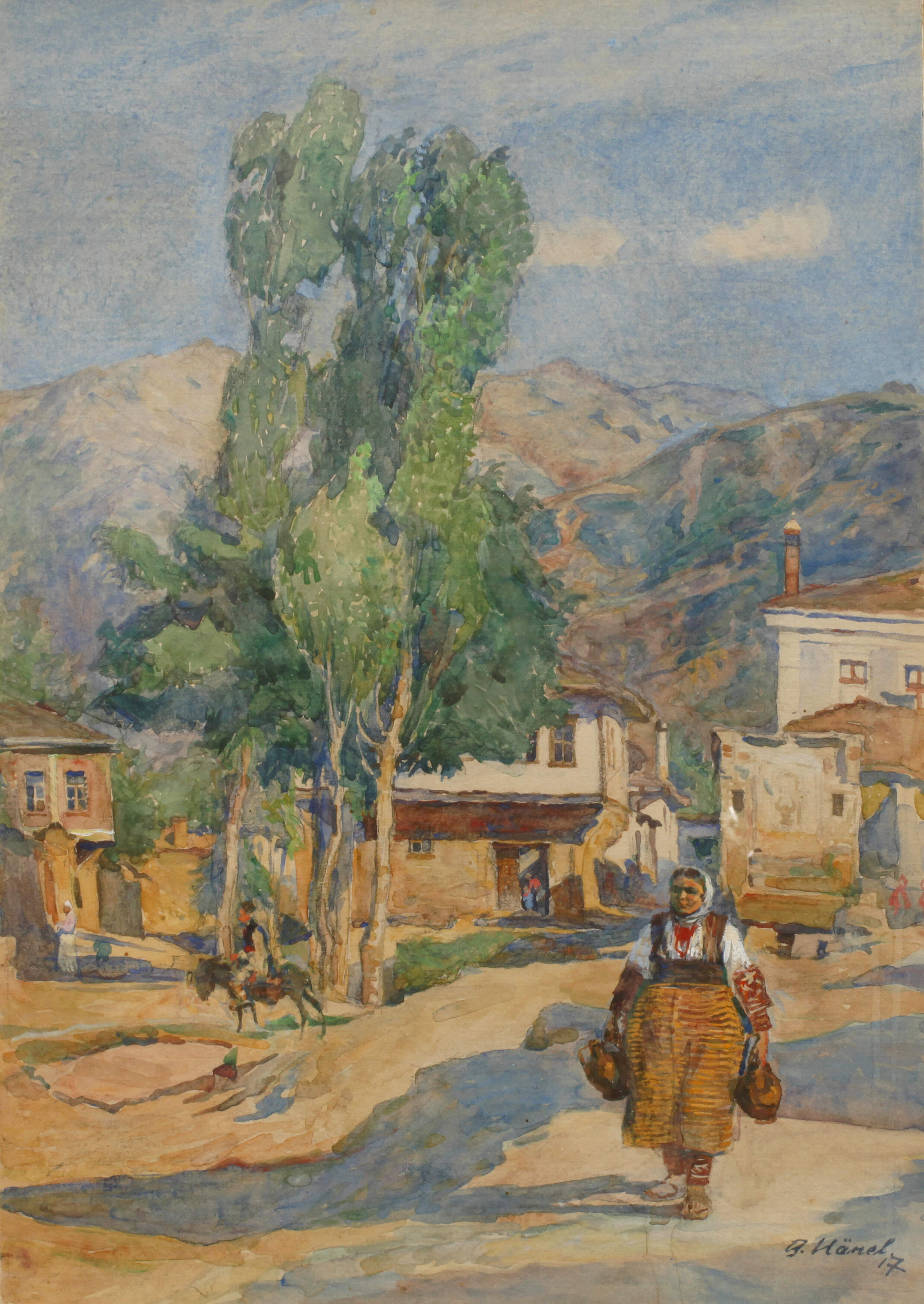 Georg Hänel, Dorf im Gebirge