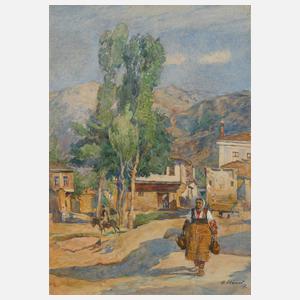 Georg Hänel, Dorf im Gebirge