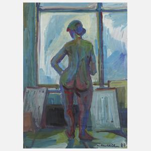 Werner Haselhuhn, Stehender Akt