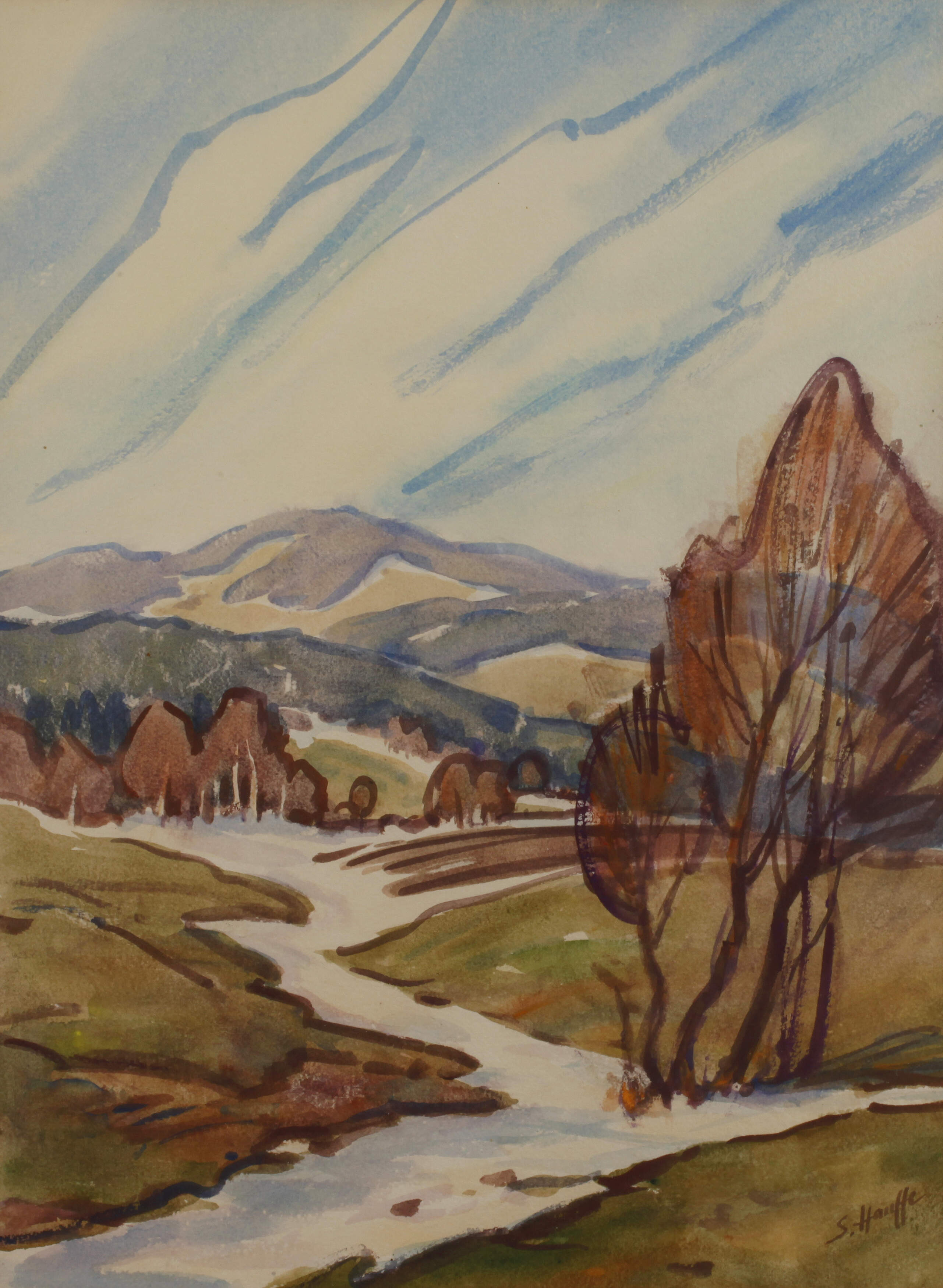 Siegfried Hauffe, Winter im Vogtland