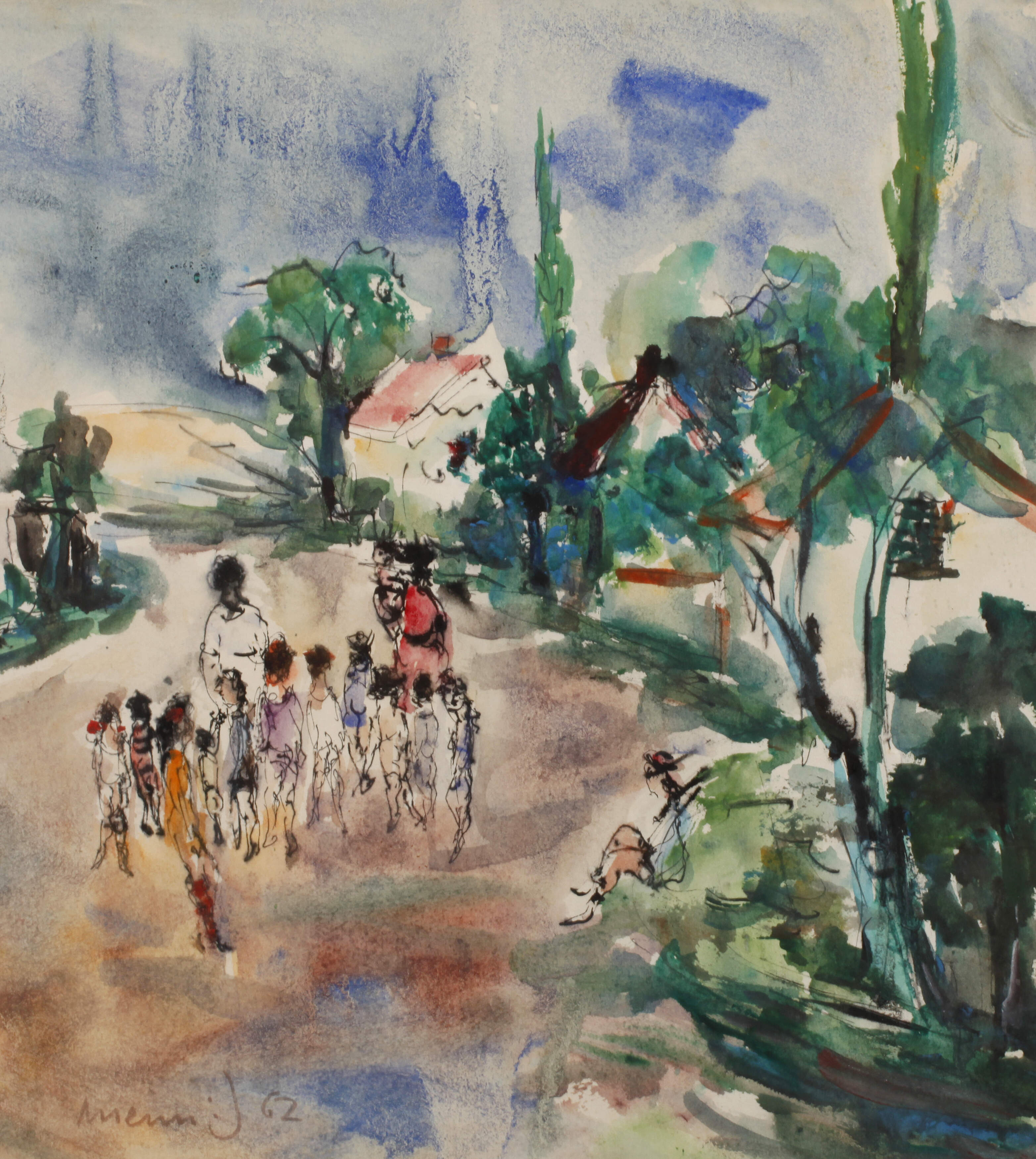 Albert Hennig, "Kindergartenausflug"