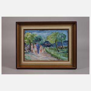 Albert Hennig, "Am Schwanenteich"