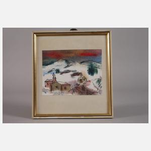 Albert Hennig, "Winter in Johanngeorgenstadt"