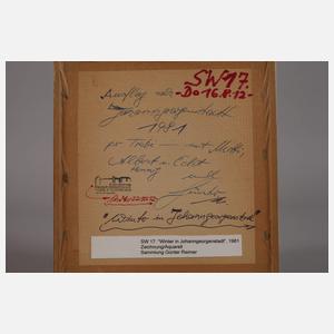 Albert Hennig, "Winter in Johanngeorgenstadt"