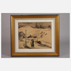 Albert Hennig, "Winterlandschaft"