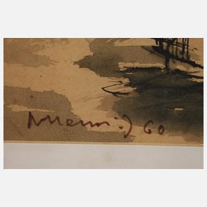 Albert Hennig, "Winterlandschaft"