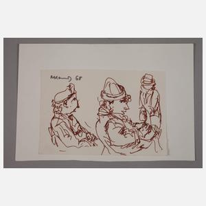 Albert Hennig, Drei Figuren