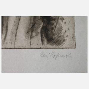 Heinz Hoffmeister, Sitzender weiblicher Akt