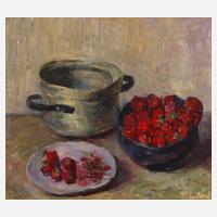 Tatjana Lietz, Stillleben mit Erdbeeren111