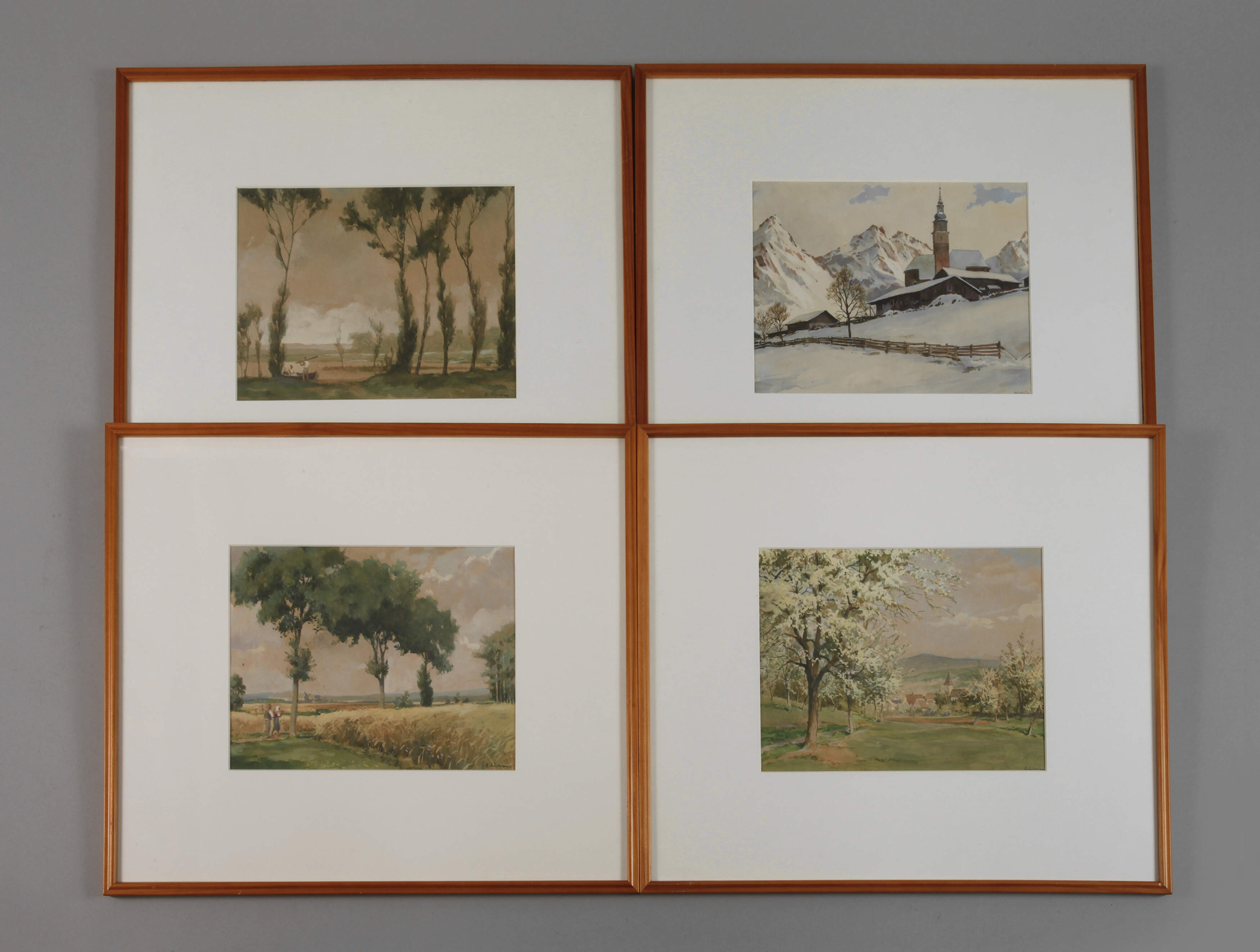 Rudolf Lipus, Konvolut Aquarelle