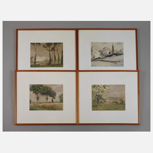 Rudolf Lipus, Konvolut Aquarelle