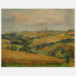 Elfriede Mäckel, Landschaft bei Reinsdorf im Vogtland