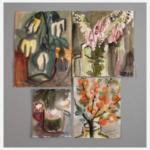 Josef Richter, Vier Blumenstücke