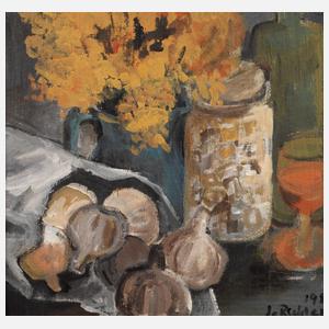 Josef Richter, Stillleben mit Knoblauch