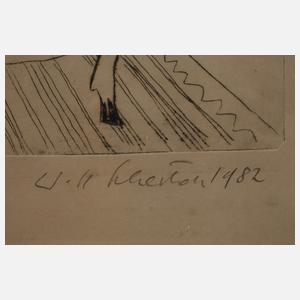 Will Schestak, "Zirkusreiterinnen"