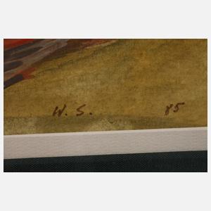 Will Schestak, attr., Azaleen