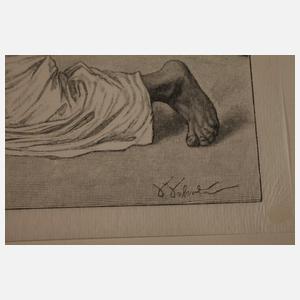 Prof. Sascha Schneider, Konvolut Holzstiche