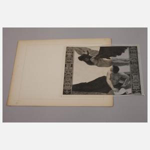 Prof. Sascha Schneider, Konvolut Holzstiche