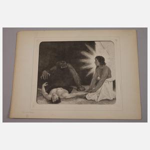 Prof. Sascha Schneider, Konvolut Holzstiche