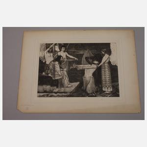 Prof. Sascha Schneider, Konvolut Holzstiche