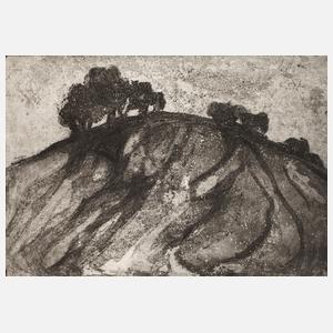 Karla Schoppe, Blick auf einen Hügel