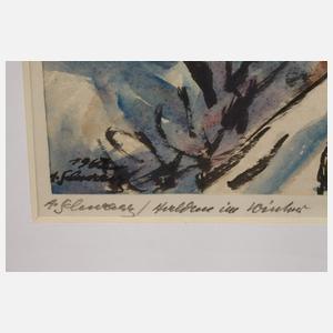 Albert Schwarz, "Halden im Winter"