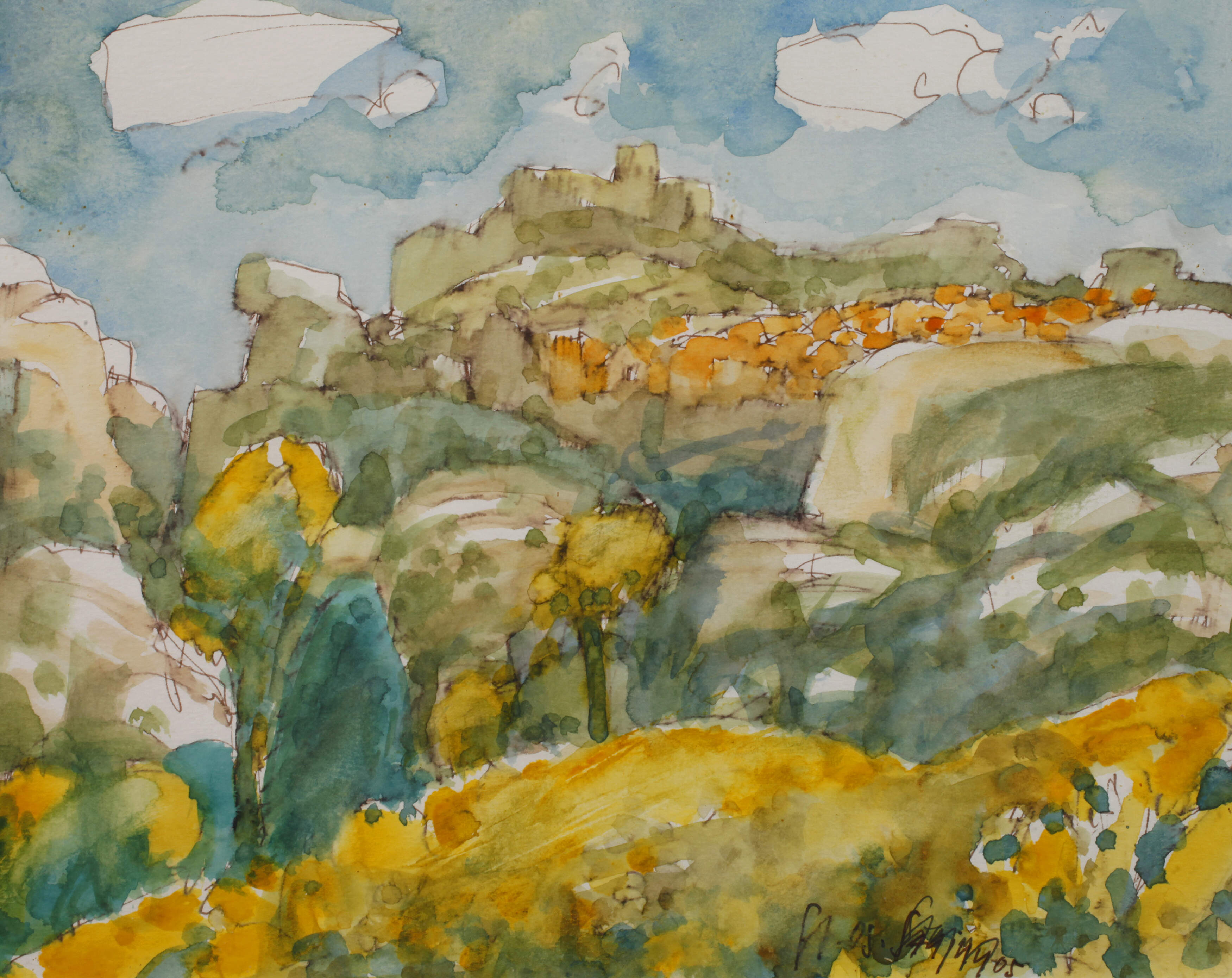 Jürgen Szajny, "Les Baux in den Alpillen"