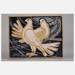 Alfred Tröger, attr., "Friedenstauben"