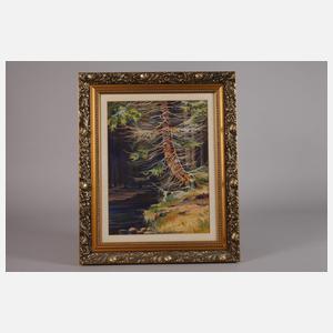 Hans Weiß-Aue, Fichten am Bach