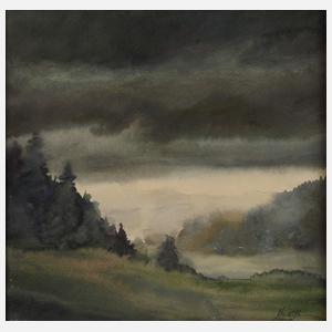 Hans Weiß-Aue, "Nach dem Gewitterregen"