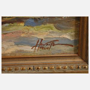 Hans Weiß-Aue, "Blick ins Erzgebirge"