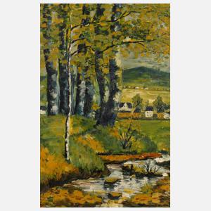 Hans Weiß-Aue, "Blick vom Fichtelberg"