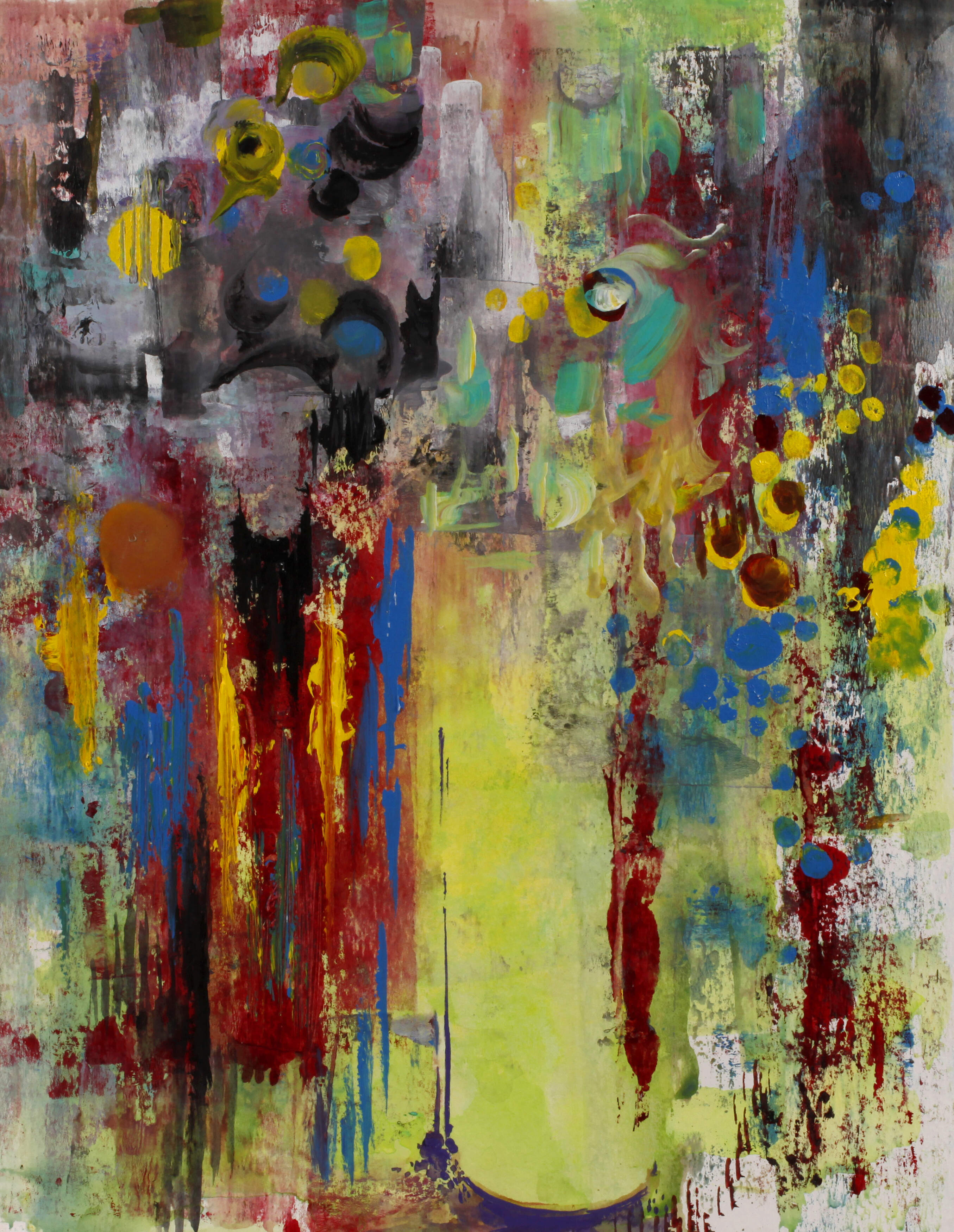 Prof. Heinz Werner, Zylindervase mit Blumen