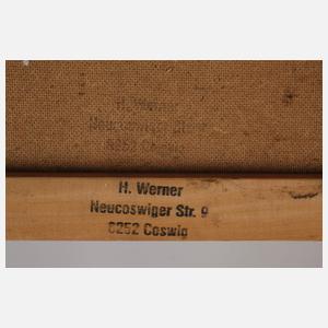 Prof. Heinz Werner, Paar Lithographien