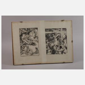 Prof. Heinz Werner, Paar Lithographien