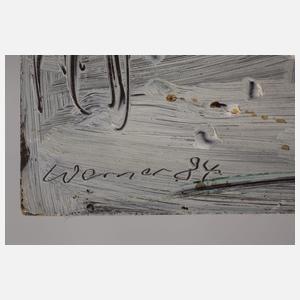 Prof. Heinz Werner, Garten im Winter